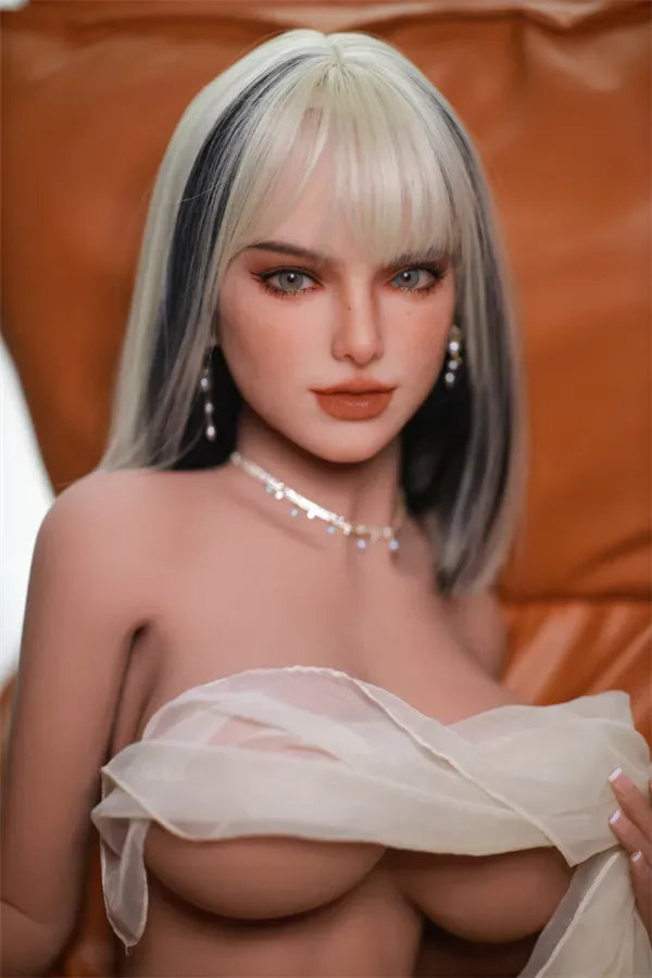 Bonnie Fire Doll Head 43 158cm (5.18ft) I Cup Sex Doll Silver Hair Skinny Real Doll European Love Dolls view 4