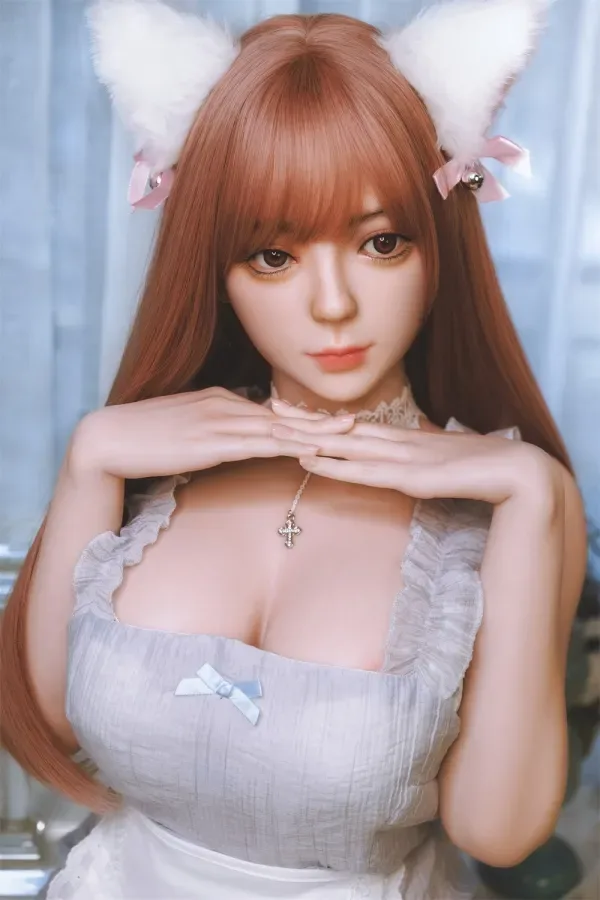 Sage Sexy Maid Yearn Love Doll E Cup 163cm (5.35ft) Silicone Sex Dolls Sweet Look Cosplay Love Doll Flowing Hair Chinese Real Dolls view 2