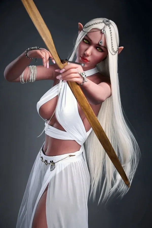 Scarlet 166cm (5.45ft) E Cup Sex Doll Irontech Love Doll #93 White Hair Glamorous European Love Dolls Adult Real Doll TPE Materials view 8