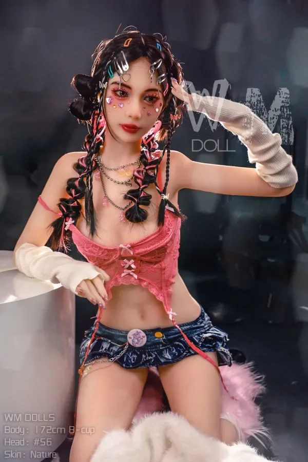 Hazel TPE Head 56 WM Dolls for Sale Lifelike 158cm (5.18ft) C Cup Sex Doll Naughty Face Adult Real Doll Delicate Face Chinese Love Dolls view 5