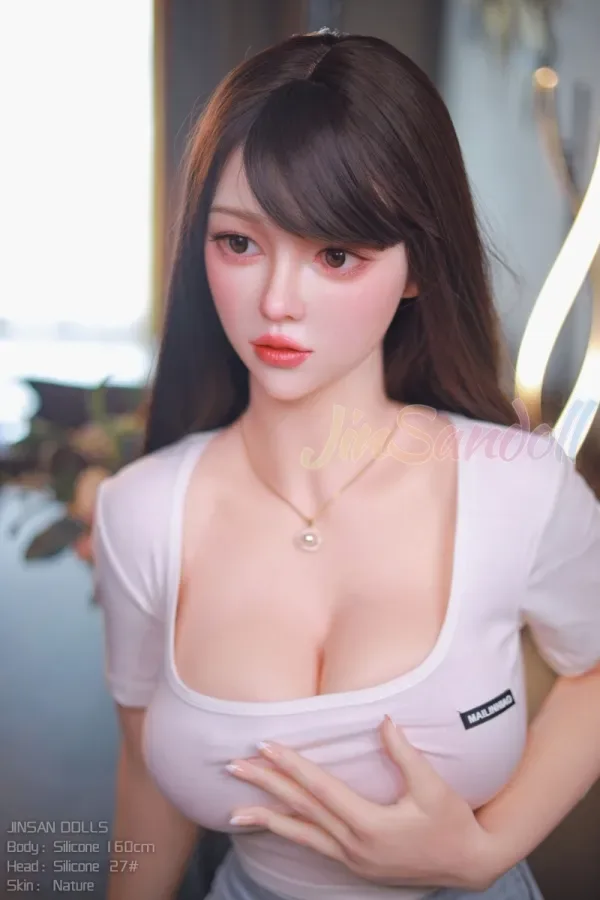 Everly Attractive 160cm (5.25ft) Delicate Skin Silicone Sex Doll D cup Love Dolls Real Woman Looking Real Dolls WM Doll 27# view 4