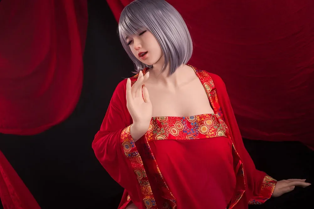Sanhui Huge Boobs Chinese Bride Love Doll Nini 160cm H-cup #24 Head Silicone Sex Dolls view 8