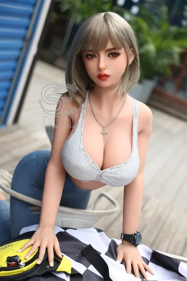 Amara TPE Sexy Nude F-cup Sex Doll SE Doll #120 Head Big Eyes Sweet Looking Asian Love Dolls Big Boobs Real Doll view 4