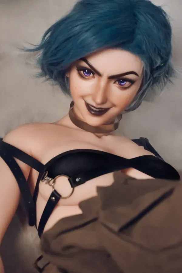 Kinsley Clark S-XXL Breasts AHC007-L Head ElsaBabe Doll Smoky Makeup Anime Silicone Sex Dolls 165cm Short Hair Real Doll Curvy American Love Doll view 3