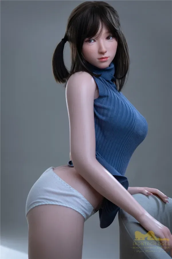 Adele Irontech S24 Delicate Sex Doll Silicone 166cm Skinny Love Dolls C-cup Medium Chested Asian Real Doll view 2