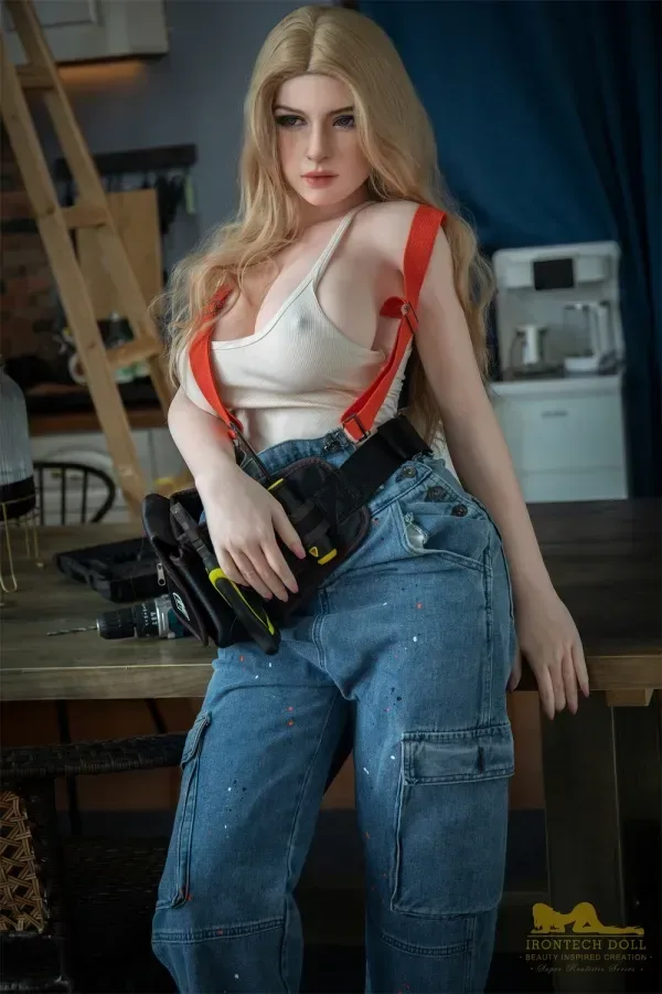 Flora Silicone S38 Irontech Doll 165cm (5.41ft) Bikini Model G cup Sex Doll Huge Breast American Love Doll Thick Real Dolls view 4