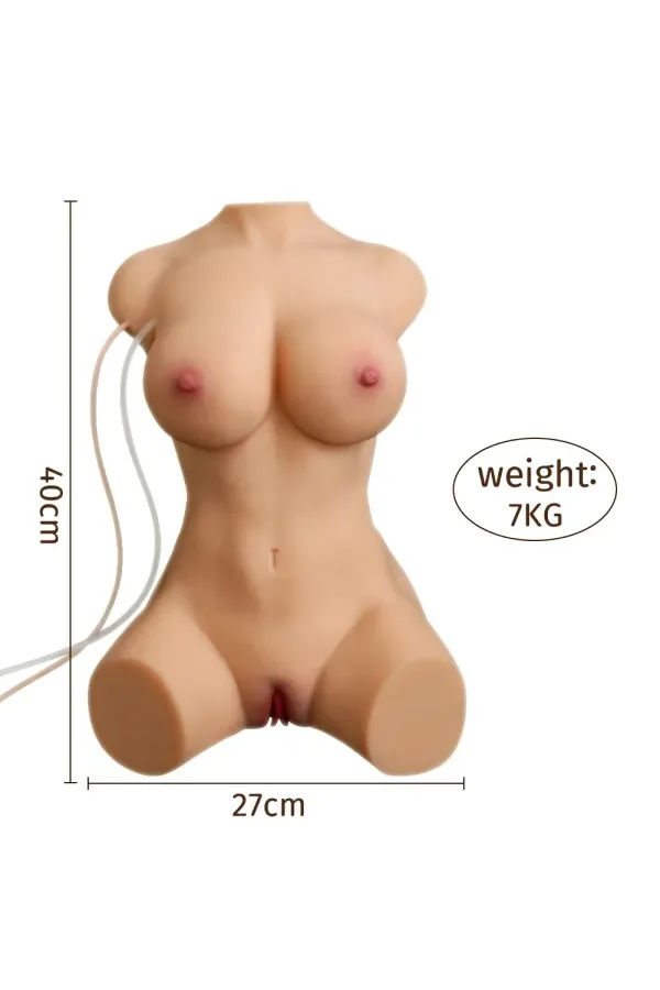 Yeloly 15.43lb Half Body Sex Doll Sucking Torso Real Dolls Adult Toys - Merida