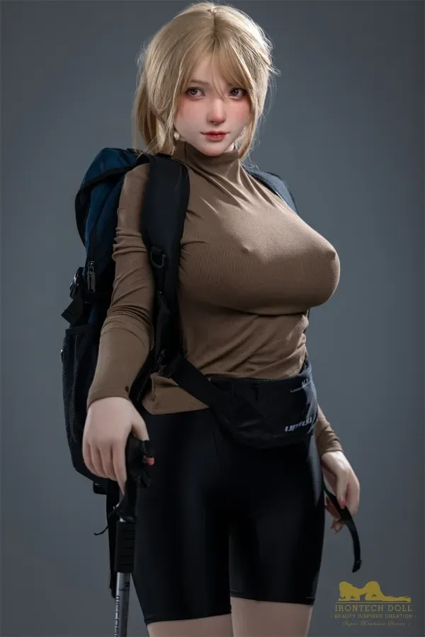 Kitty Silicone 165cm (5.41ft) Sex Dolls S32 Head Irontech Doll Flawless Complexion Classic European Love Doll Huge Breast G Cup Real Doll view 7