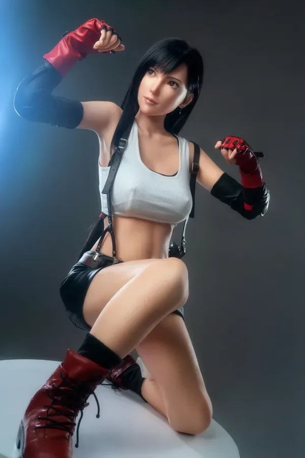 Tifa Lockhart Sex Doll Head No.15 Silicone E Cup 168cm (5.51ft) Real Dolls Slender Waist Adult American Sex Dolls view 4