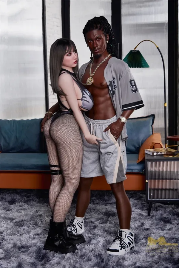 Aubrey Lifelike 170cm (5.58ft) Slender Waist Silicone Sex Doll Strong Muscle Love Dolls Real Man Looking Real Dolls Irontech Doll M7 view 4