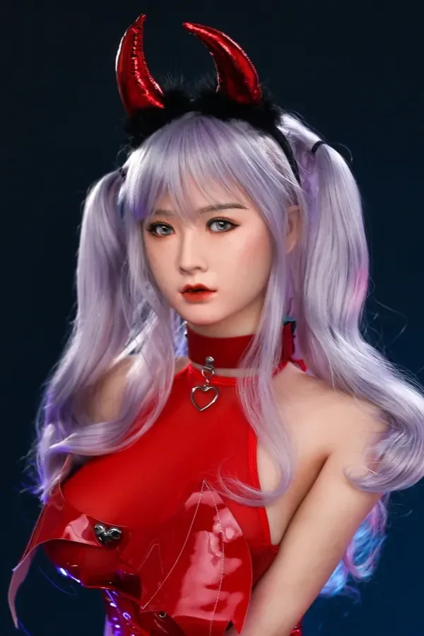 Emily Hybrid Head #68 DL Doll 163cm (5.35ft) F cup Sex Doll Purple Hair Cosplay Real Dolls Asian Love Doll view 2