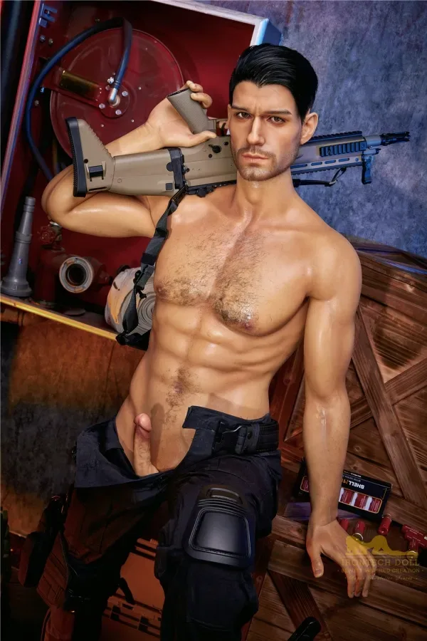 New Arrivals M5 Irontech Sexdolls 176cm Male Sex Dolls Silicone Material Tanned Skin American Man Real Doll Jasper view 5