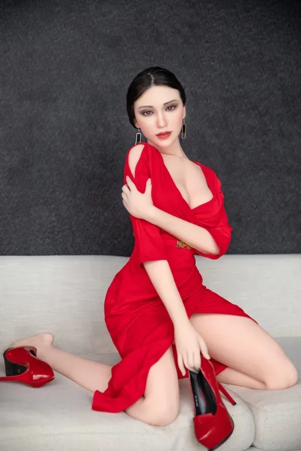 6YE Doll 170cm 144# Silicone Head Hybrid Sex Doll Round Medium Chest White Skin European Love Doll Lauryn view 5