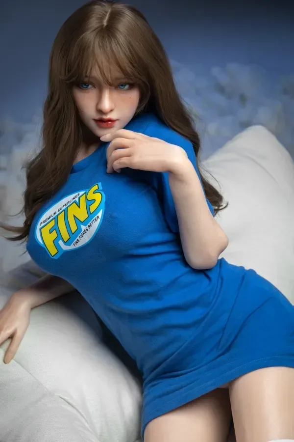 Hailey JY Doll Silicone 160cm (5.25ft) C cup Sex Doll Blue Eyes Adult Real Dolls Medium Breast American Love Doll view 3