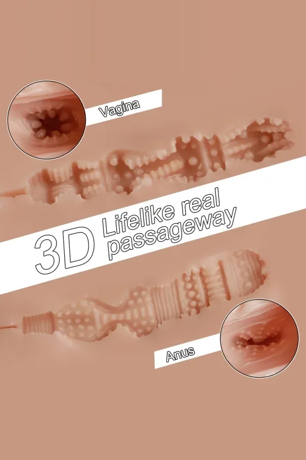 6.39lb Torso Lovedoll Vibrating Ass Sex Doll Yeloly Masturbator - Tracy view 6