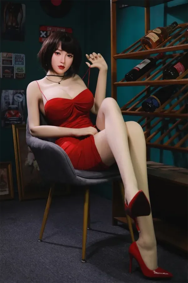Harlow COS DOLL F-cup Sex Doll 168cm Silicone Head TPE Body Love Dolls Asian Real Dolls in Stock view 4