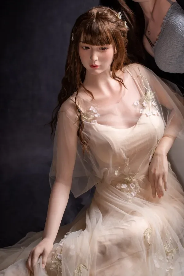 163cm B-cup Silicone Head TPE Body Bezlya Dolls Pretty Asian Adult Sex Doll Vivian view 3