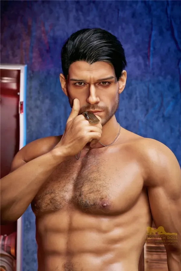 New Arrivals M5 Irontech Sexdolls 176cm Male Sex Dolls Silicone Material Tanned Skin American Man Real Doll Jasper view 2