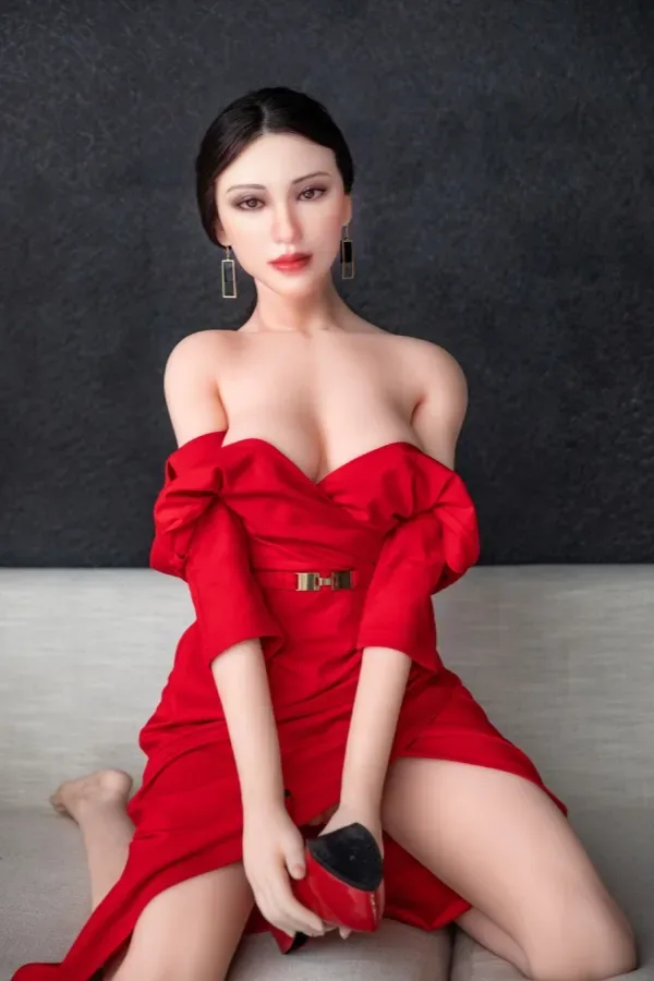 6YE Doll 170cm 144# Silicone Head Hybrid Sex Doll Round Medium Chest White Skin European Love Doll Lauryn view 4