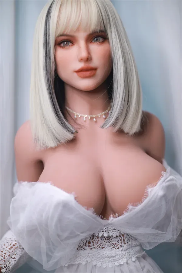 Bonnie Fire Doll Head 43 158cm (5.18ft) I Cup Sex Doll Silver Hair Skinny Real Doll European Love Dolls view 7