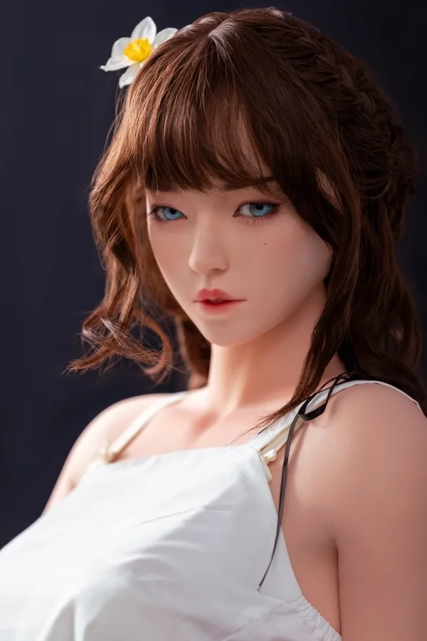 Athena 158cm Silicone Sex Dolls C cup FU Doll J020 Curly Hair Asian Love Doll Adult Real Dolls view 3