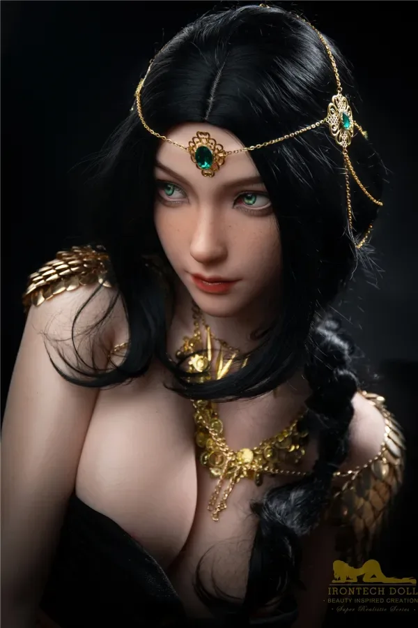 Kitty Silicone 166cm C-Cup Sex Doll Glamorous Face S32 Head Irontech Doll Mature Body American Love Dolls Curvy Real Doll view 3