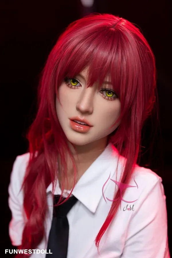 Chloe 162cm(5.31ft) F Cup Sex Doll Funwest Doll #035 Head 3d Facial Features Red Hair American Love Dolls Adult Real Doll TPE Materials view 7