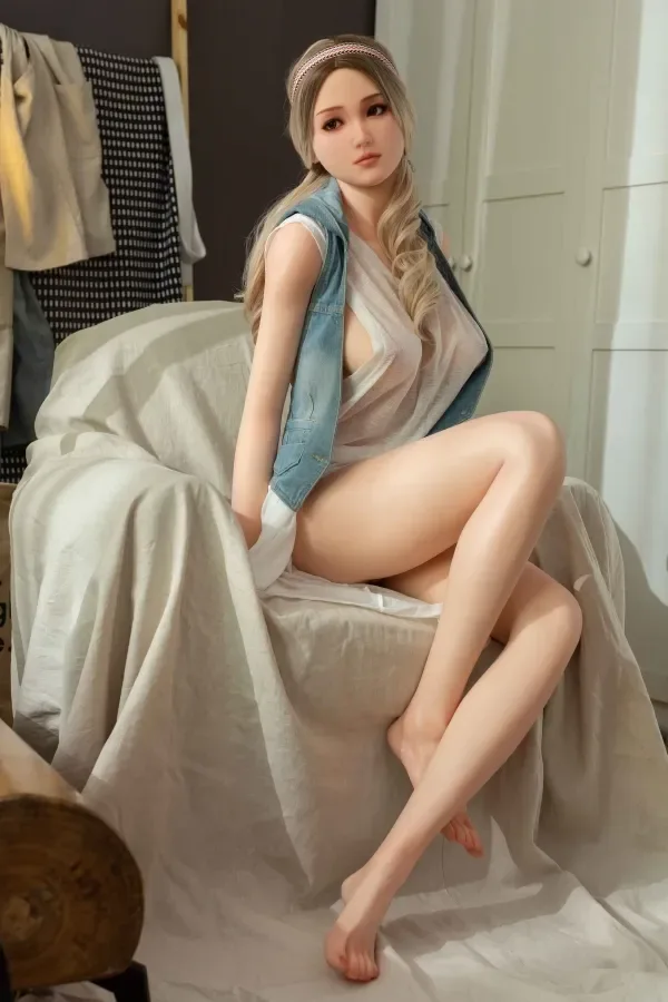 Blonde Hair XYcolo Platinum Silicone Sex Doll 163cm Sexy E-cup Big Tits American Real Doll Luna view 8