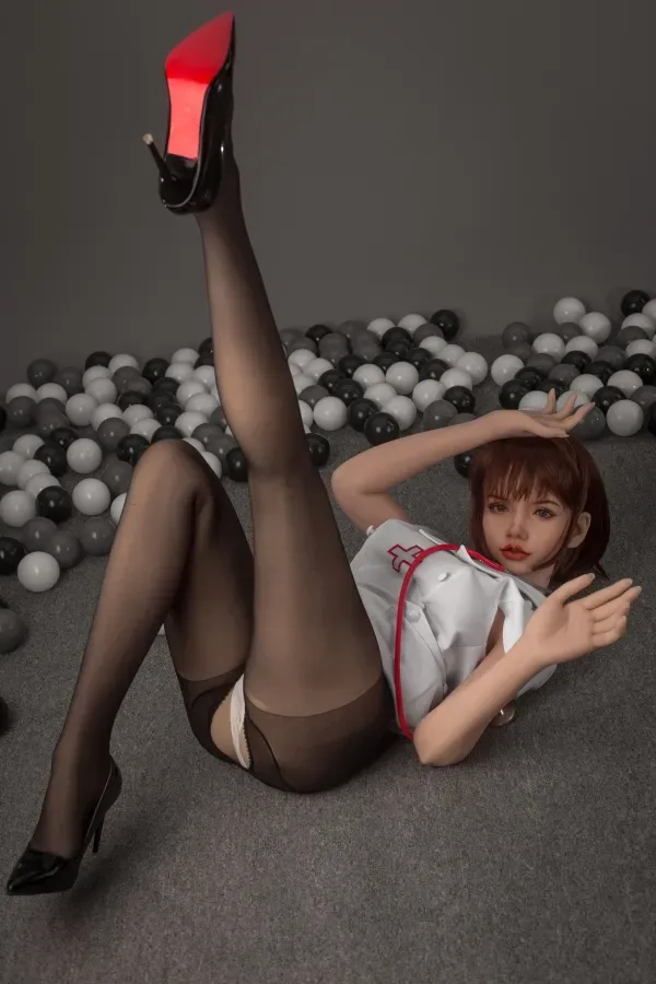 Sienna Silicone #35 Head SanHui Doll 156cm E-Cup Sex Doll Realistic Nurse Female Real Dolls Bob Hairstyle Asian Love Doll view 7