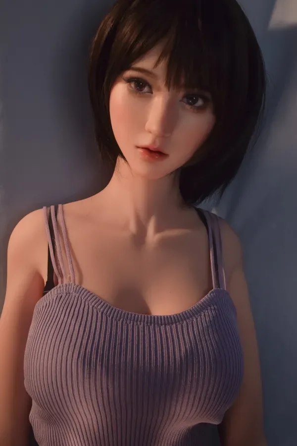 Silicone RHC021 ElsaBabe Doll 165cm (5.41ft) M Size Breast Sexdoll Sexy Eyes Adult Real Dolls Short Hair Asian Love Doll Nova view 3
