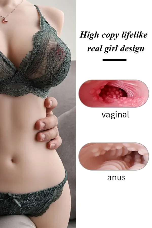 Full Size 19.16lb Half Body Sex Doll Yeloly Fixed Vagina Torso Love Dolls - Hermensa view 6