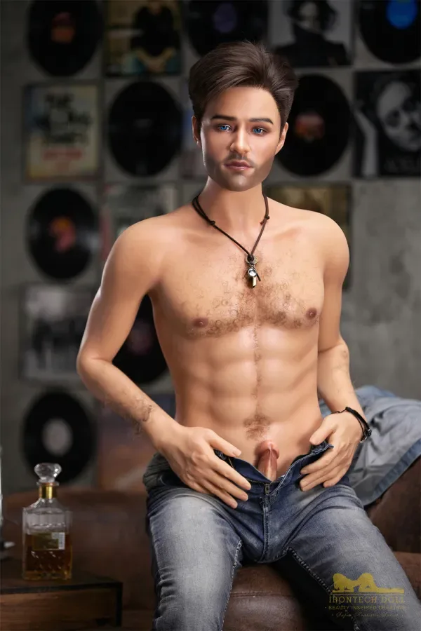 Zuma Silicone M4 Head Irontech Doll 170cm (5.58ft) Sex Doll Muscular Male Real Dolls Attractive American Love Doll view 4