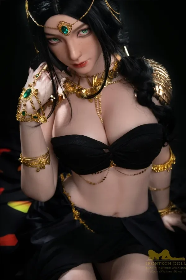 Kitty Silicone 166cm C-Cup Sex Doll Glamorous Face S32 Head Irontech Doll Mature Body American Love Dolls Curvy Real Doll view 4