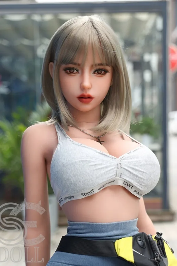 Amara TPE Sexy Nude F-cup Sex Doll SE Doll #120 Head Big Eyes Sweet Looking Asian Love Dolls Big Boobs Real Doll view 2