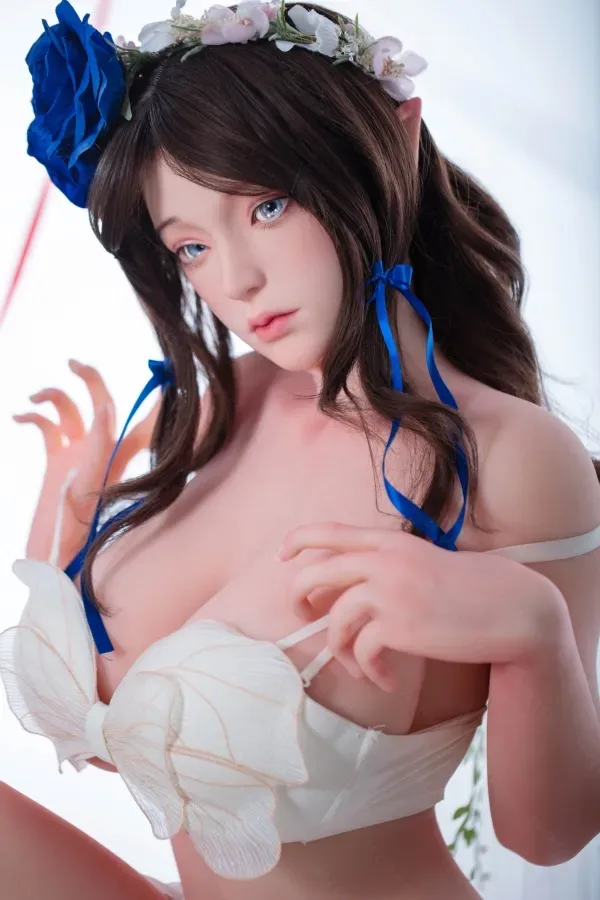 Lijing - Quiet American Sex Doll 155cm F-cup Big Boobs Love Dolls TPE Body Silicone Head Hybrid Real Doll Bezlya Doll