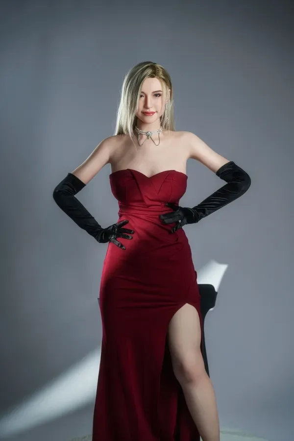 ZELEX 165cm F-cup GE86 Sex Doll Blonde American Love Dolls Big Tits Silicone Real Doll Cora view 8