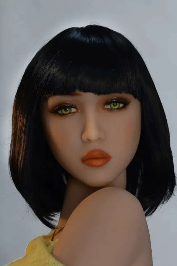 Ava TPE 6YE Doll Head 162 152cm (4.99ft) G Cup Sex Doll Bob Hairstyle Milf Real Doll American Love Dolls view 3