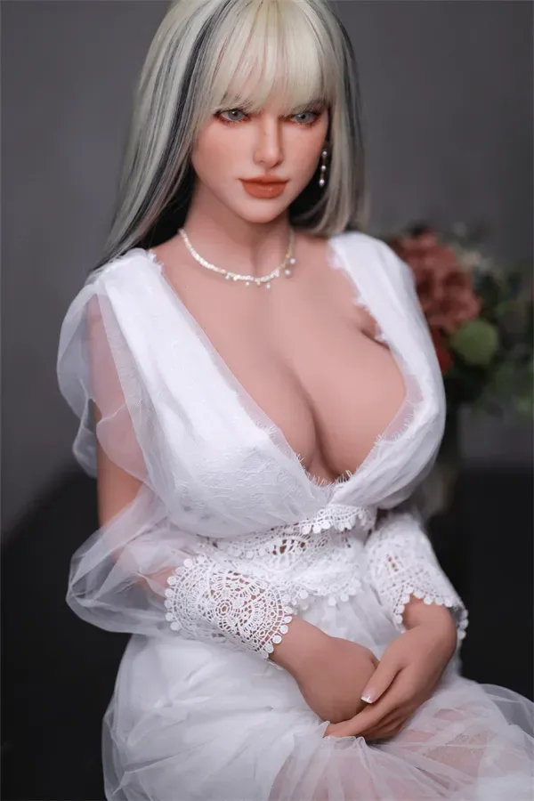 Bonnie Fire Doll Head 43 158cm (5.18ft) I Cup Sex Doll Silver Hair Skinny Real Doll European Love Dolls view 8