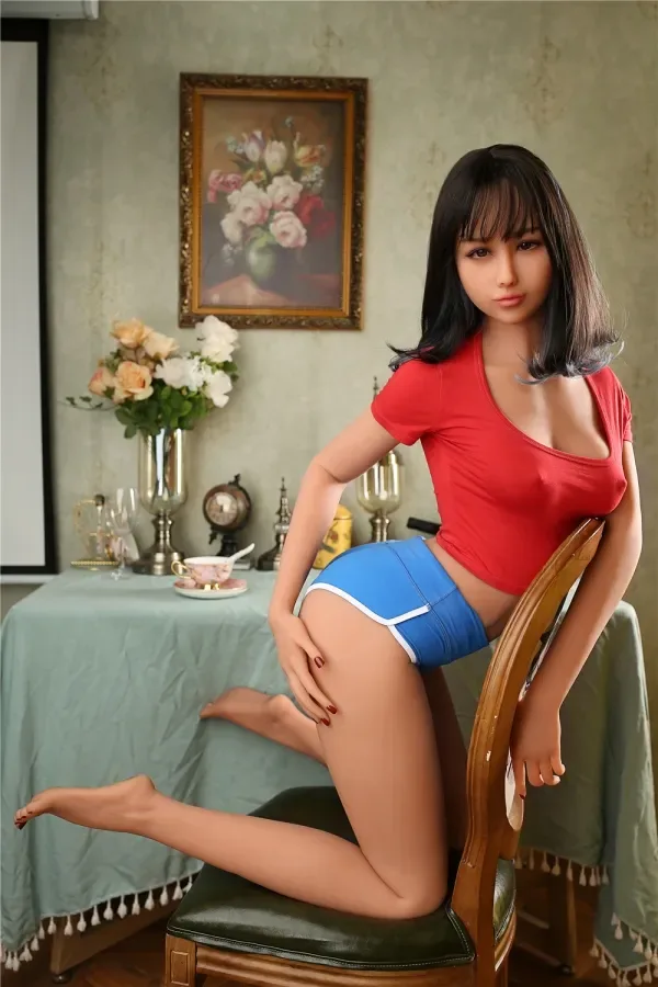 Alessia TPE 168cm (5.51ft) Sex Dolls #74 Irontech Doll Black Hair Eleglant Asian Love Doll Slender C Cup Real Doll view 6