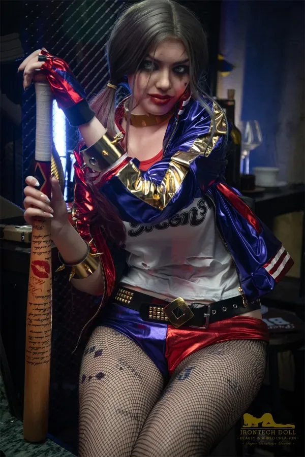 Harley Silicone 166cm (5.45ft) C Cup Sex Doll Charming S27 Head Irontech Doll Devil Makeup American Love Dolls Cosplay Real Doll view 5