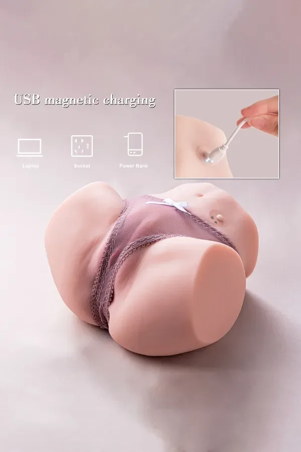 Vicky 4.4lb Torso Love Doll Vibrating Butt Yeloly Sex Doll Adult Toys view 5