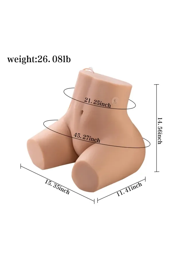26.08lb Torso Lovedoll Sucking Buttock Sex Doll Yeloly Adult Products - Phoebe view 2