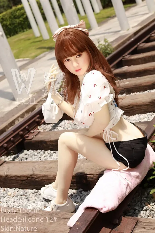 WM 158cm D-cup 12# Head Silicone Head Love Dolls Naive and Realistic Asian Sex Doll Summer view 4