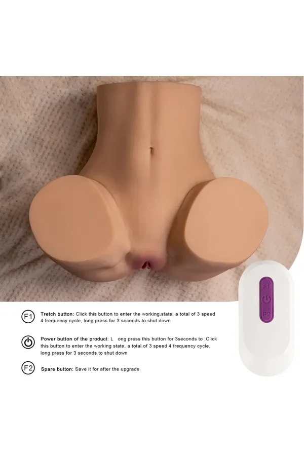 Gina 27.56lb Bum Yeloly Sex Doll Vibrating Torso Love Doll Sex Toys view 5
