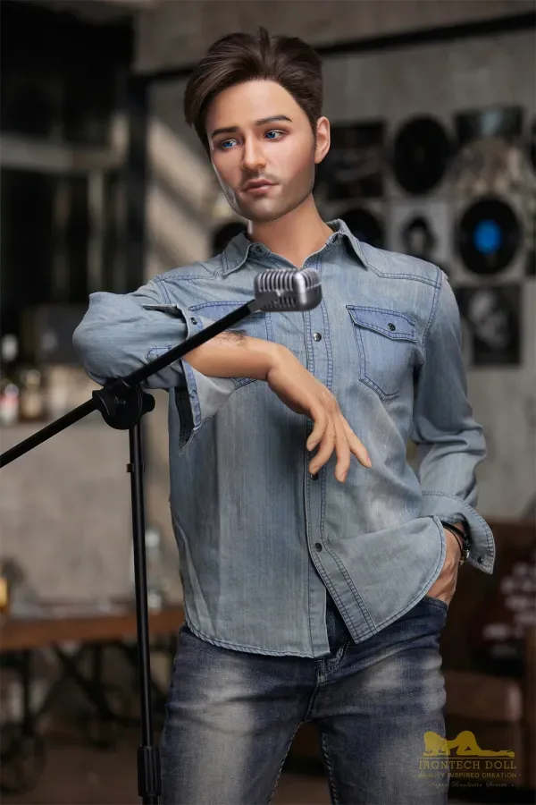 Zuma Silicone M4 Head Irontech Doll 170cm (5.58ft) Sex Doll Muscular Male Real Dolls Attractive American Love Doll view 8