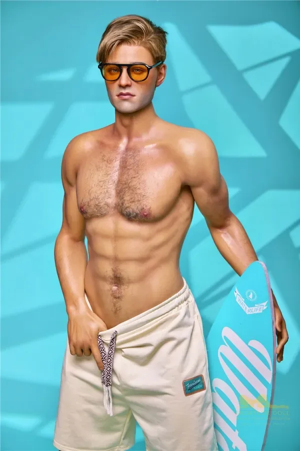 Jack Silicone 176cm (5.77ft) Sex Doll Irontech Sexdolls M4 Bearded Lifelike American Sexdoll Handsome Male Real Doll view 5