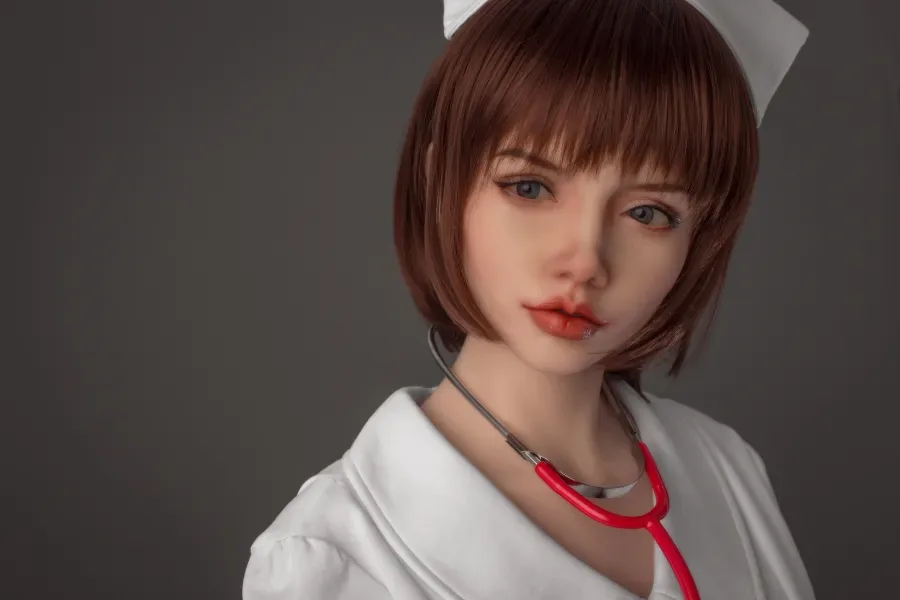 Sienna Silicone #35 Head SanHui Doll 156cm E-Cup Sex Doll Realistic Nurse Female Real Dolls Bob Hairstyle Asian Love Doll view 8