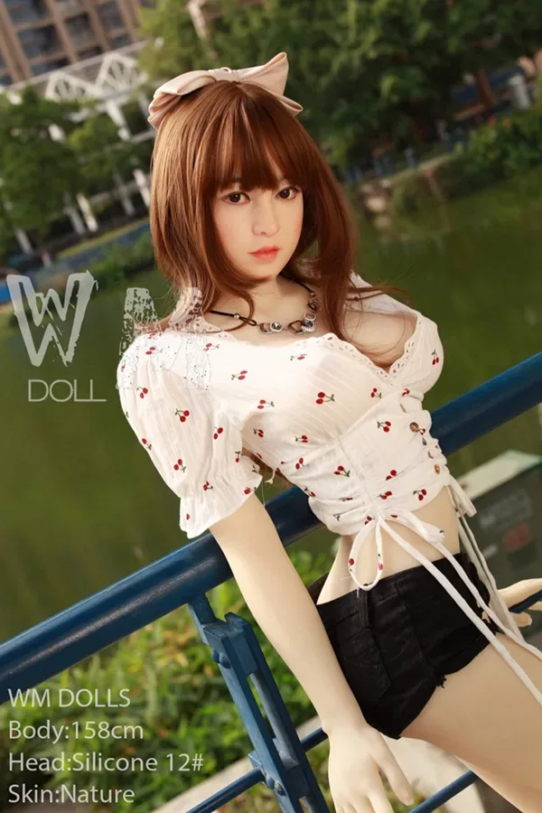 WM 158cm D-cup 12# Head Silicone Head Love Dolls Naive and Realistic Asian Sex Doll Summer view 5