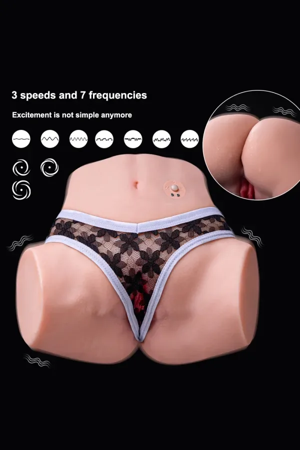 6.39lb Torso Lovedoll Vibrating Ass Sex Doll Yeloly Masturbator - Tracy view 4