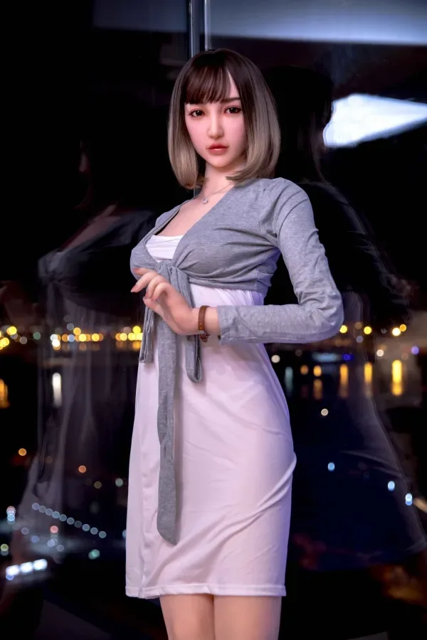 Layne 163cm(5.35ft) Silicone Sex Dolls B Cup Charming Eyes XYCOLO Doll Bob Hairstyle Japanese Love Doll Curvy Real Dolls view 3
